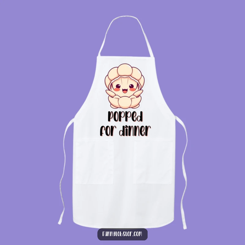 Funny Kawaii Clam Apron: Cook with Surprise and Delight