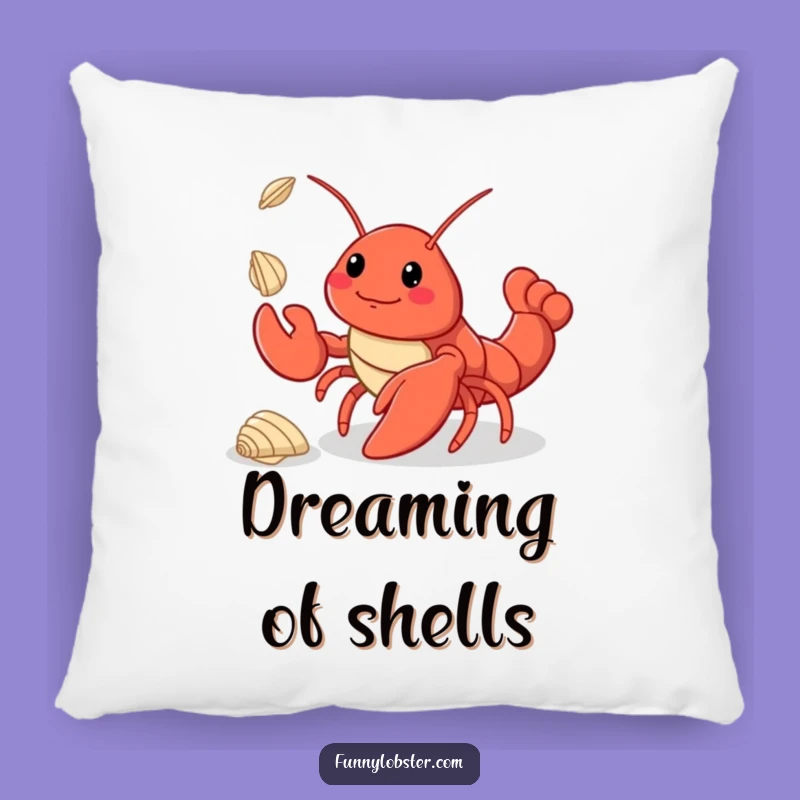 Funny Kawaii Lobster Juggling Pillow: Comfy Cushion with Crustacean Flair