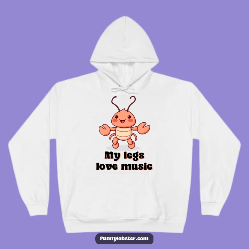 Funny Lobster Hoodie: Dancing Jig, Cozy Moves, Humorous Gift