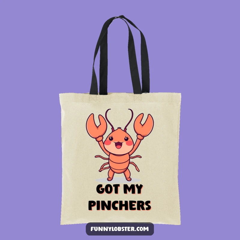Funny Kawaii Lobster Dance Tote Bag: Carry Your Laughs with This Chic Bag